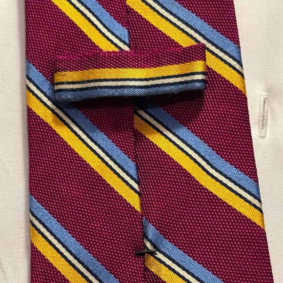 Lands’ End 100% silk Neck Tie - Brilliant Colors! - Subtle Power Flex! - Picture 3 of 9